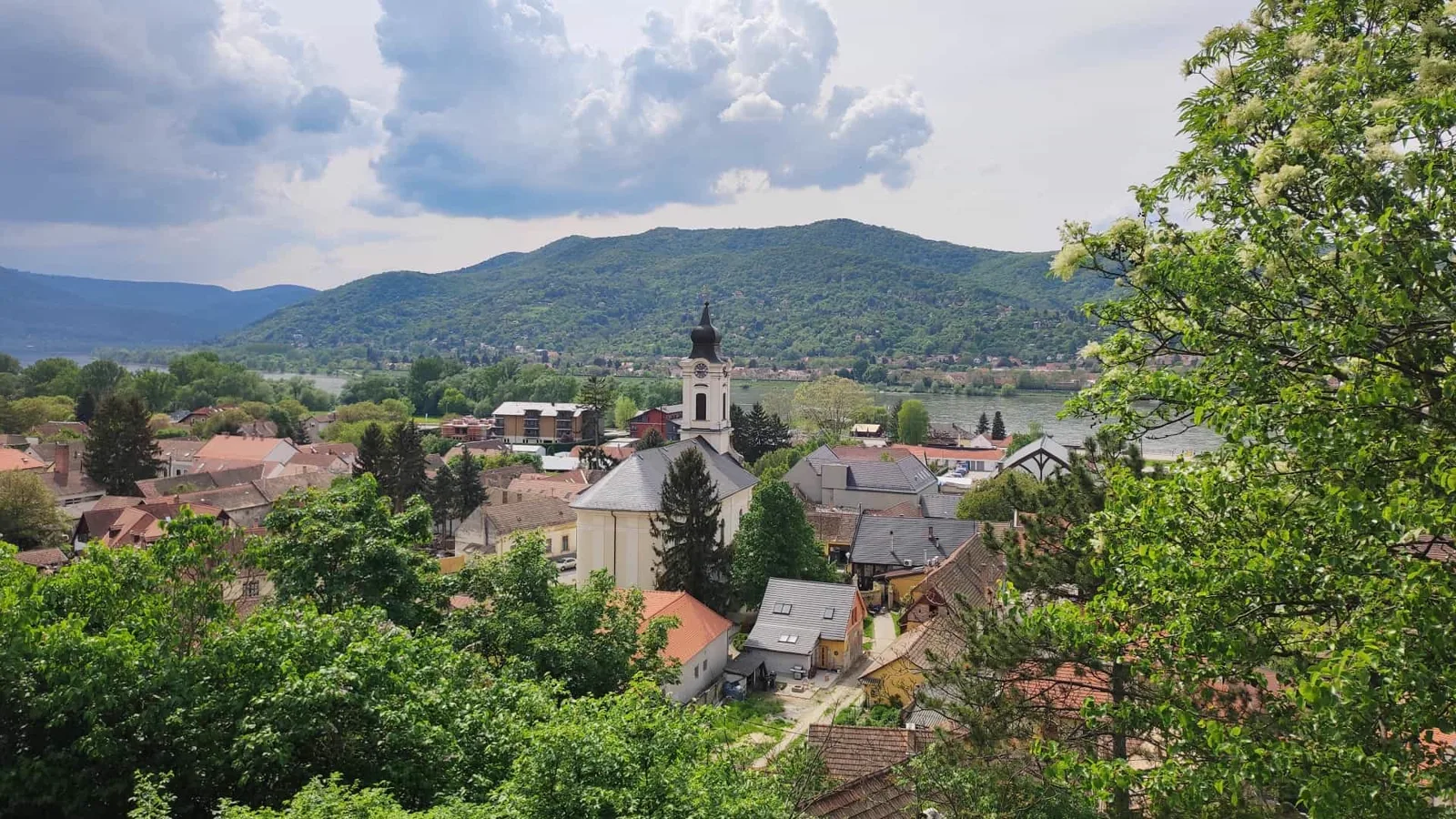 View of Visegrad and the Danube Bend